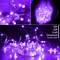 SunKite 16 Packs 20 LED Purple Fairy String Lights Battery Operated Waterproof 6.6 Feet Silver Copper Wire Firefly Starry Moon Lights for DIY Bottle Costume Wedding Party Bedroom Table Decor